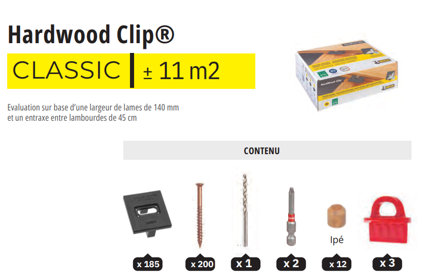 Hardwood Clip